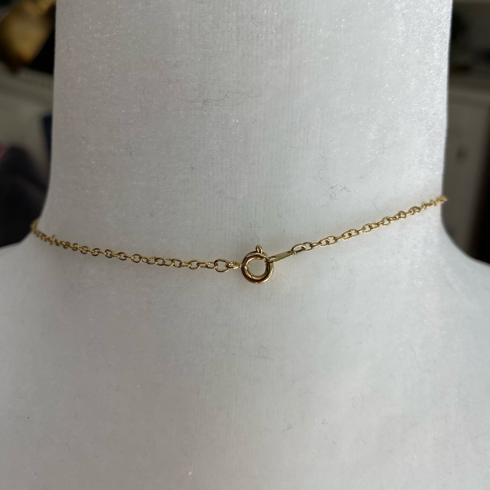 Gold horse / equestrian pendant / charm necklace - Picture 3 of 4